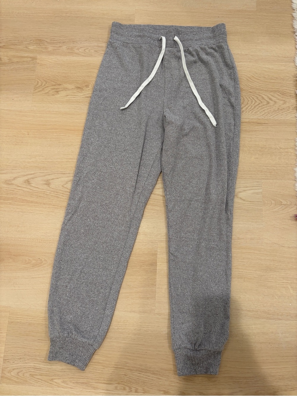 Garage Gray Knit Jogger Sweatpants with Drawstring - Small